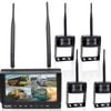 Elinz Wireless 7" Quad Monitor DVR 4x Camera Package