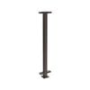ProtectorAl 1010mm Black Aluminium Flanged Middle Balustrade Post
