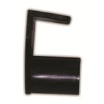 Windoware Curtain Rod Bracket Universal Black 2pk