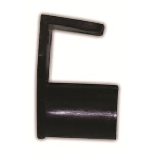 Windoware Curtain Rod Bracket Universal Black 2pk