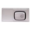 Clark Benchmark 1 Right Hand Bowl Stainless Steel Sink NTH