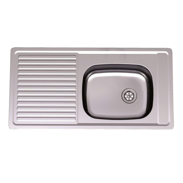 Clark Benchmark 1 Right Hand Bowl Stainless Steel Sink NTH