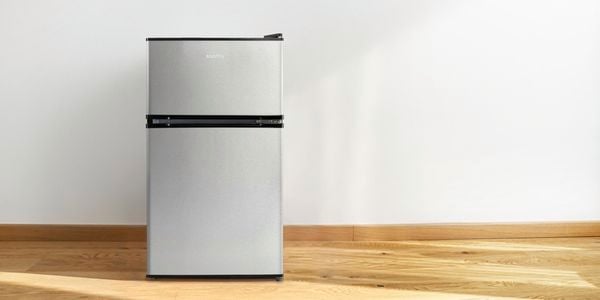 Esatto fridge in shot in living room