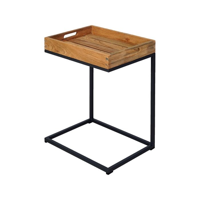 Recycled Teak Wood Tray Table