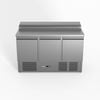 Fed-x Three Door Salad Prep Fridge  - Salad Bar Fridges (xgns1300d)