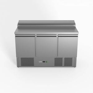 Fed-x Three Door Salad Prep Fridge  - Salad Bar Fridges (xgns1300d)