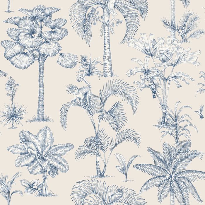 Wallpaper Trader Adele Wallpaper Roll 10.05m X 53cm, Blue