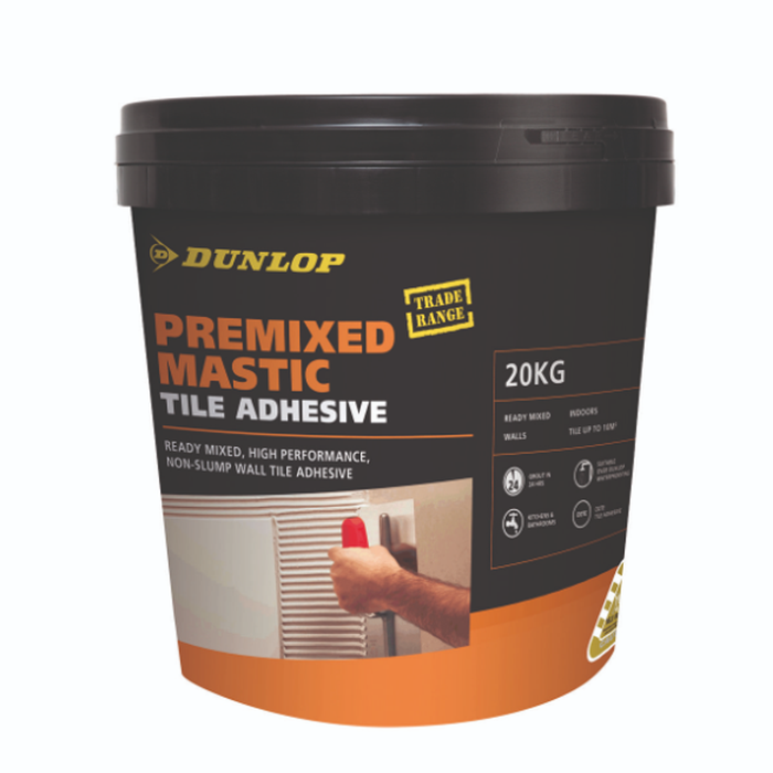 Dunlop 20kg Premixed Mastic Tile Adhesive