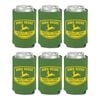 John Deere Can Cooler / Stubbie Holder 12oz Green Retro Farm Logo Set Of 6