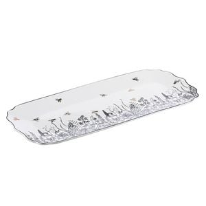 Ashdene Queen Bee Rectangular Floral 33.5x16.5cm Platter