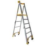 Bailey 170kg 6 Step Aluminium Job Station Platform Ladder