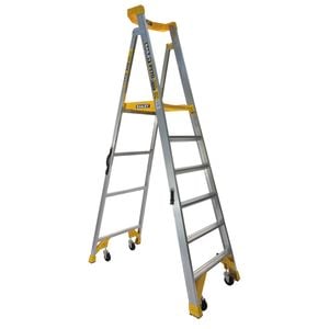 Bailey 170kg 6 Step Aluminium Job Station Platform Ladder