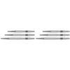 6pc Target Swiss DX Diamond Grip Dart Points 40mm - Silver