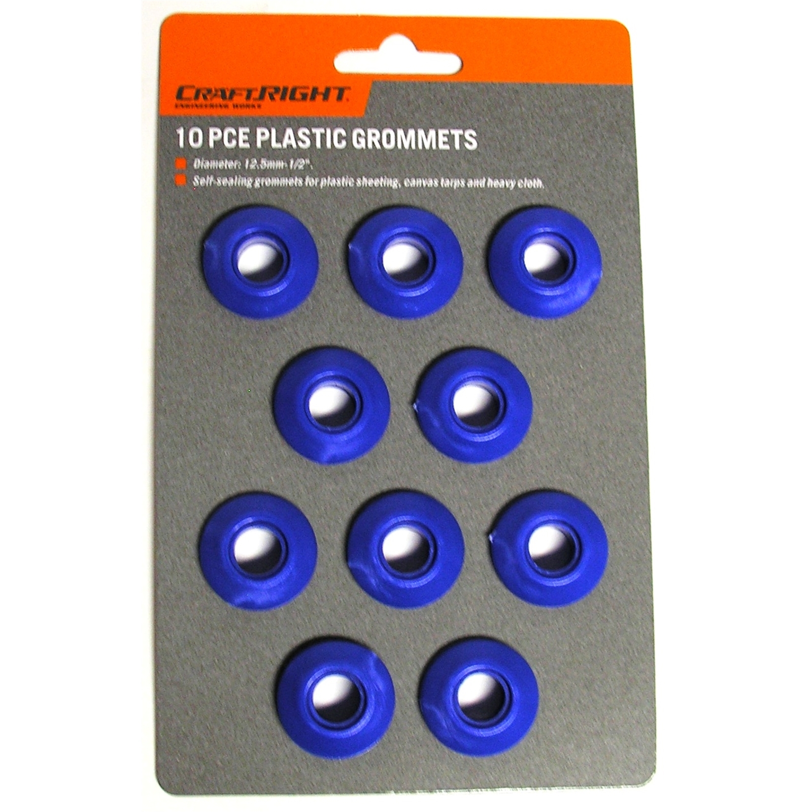 Craftright 12.5mm Plastic Grommets - 10 Pack product image