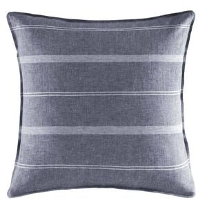 Kas Australia Balmoral Euro Throw Pillowcase 65x65cm - Navy