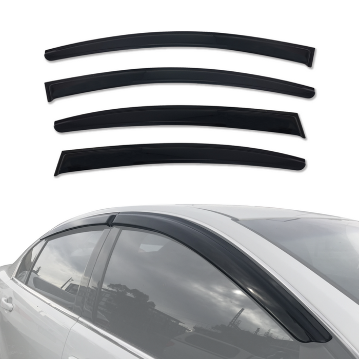 AUSGO Luxury Weather Shields for Holden Commodore VE VF Sedan 2006-2017 Weathershields Window Visors Wind Deflectors