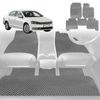 6D Diamond Car Floor Mats for VolksWagen Passat 2015-Current-Full Set-Grey-Outback GT