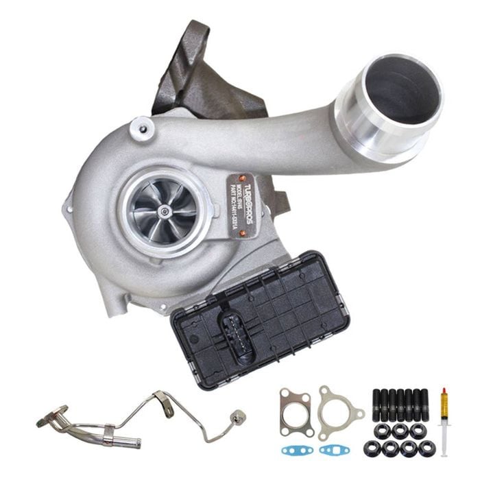Upgrade Billet Turbo Charger With Genuine Oil Feed Pipe For Nissan Pathfinder R51 Yd25 2.5l 2010 Onwards