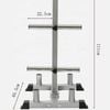 Olympic Barbell & Gym Weight Plates Storage Tree Rack
