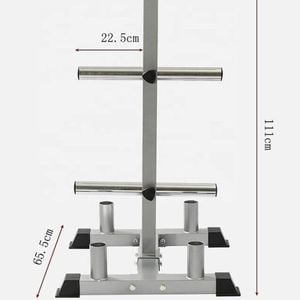 Olympic Barbell & Gym Weight Plates Storage Tree Rack