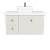 New England Joinery 900mm Diadem Centre Basin Freedom Top Wall Hung Vanity