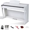 Maestro MDP600WH 88-Key Weighted Hammer Action Digital Piano w/ Sliding Lid & Bluetooth (WHITE) - Bench Sold Separately