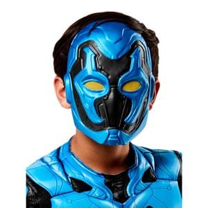 Dc Comics Blue Beetle Mask Kids Costume Dress Party Cosplay Outfit Size M 7-8y