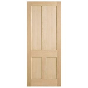 Corinthian 2040 x 920 x 40mm Entrance Door Blonde Oak AWO7 - 920mm
