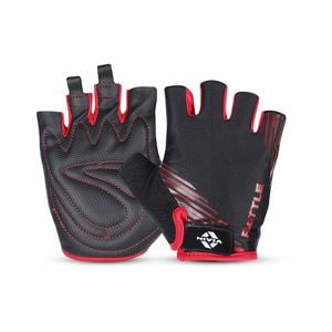 Nivia Rattle Sports Gloves Used for Gym Workouts Size - Medium Black