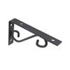 Carinya 200 x 125mm Black Scroll Stayed Bracket