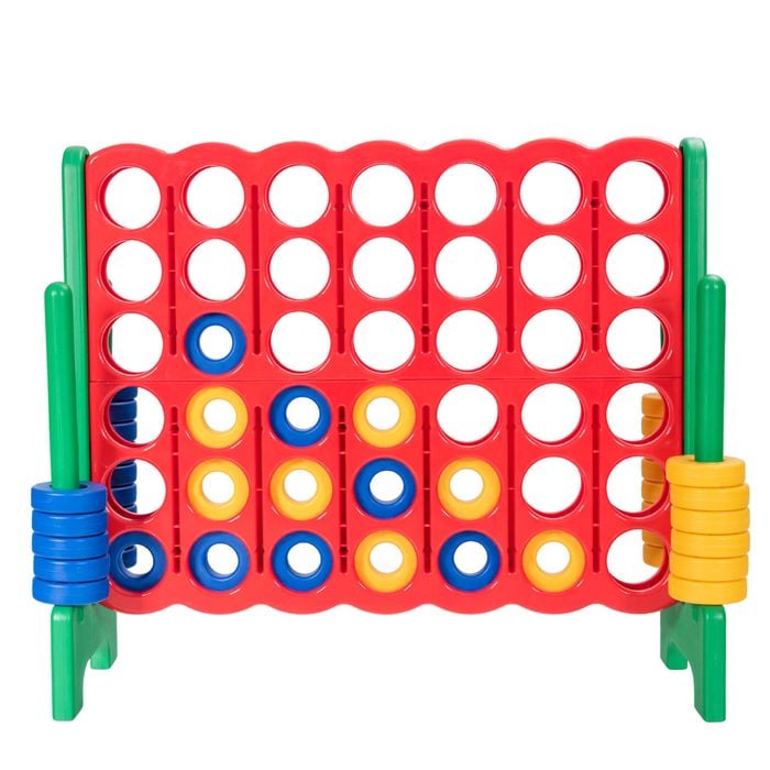 Costway Giant Connect 4 In A Row Outdoor Fun Play Toy Green