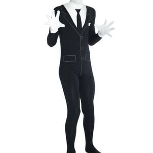 Slenderman Morphsuit Boys Halloween Costume - Large