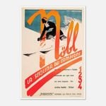 Galrie Nobl School of Champions Italy Vintage Ski Poster - Stylish Home Decor, Poster Only, 70 x 100cm (28 x 40inch)