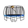 Kahuna Trampoline 16 Ft With Basketball Set - Blue