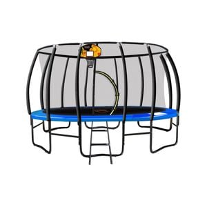 Kahuna Trampoline 16 Ft With Basketball Set - Blue