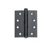 Delf 100mm Black Fixed Pin Butt Hinge - 12 Pack