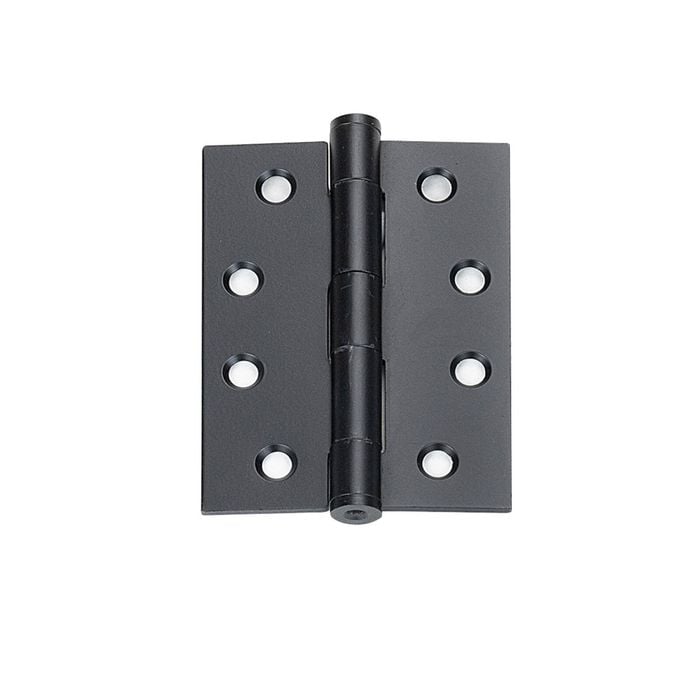 Delf 100mm Black Fixed Pin Butt Hinge - 12 Pack