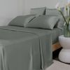 Bedding Co. Flat Sheet 100% Mulberry Silk 22 Momme Sage Green Single
