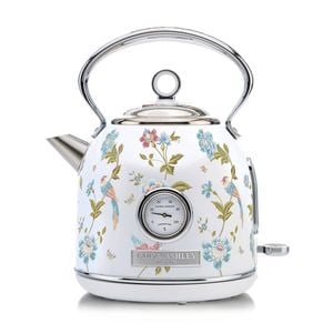 Laura Ashley 1.7L Kettle - Elvenden White & Silver