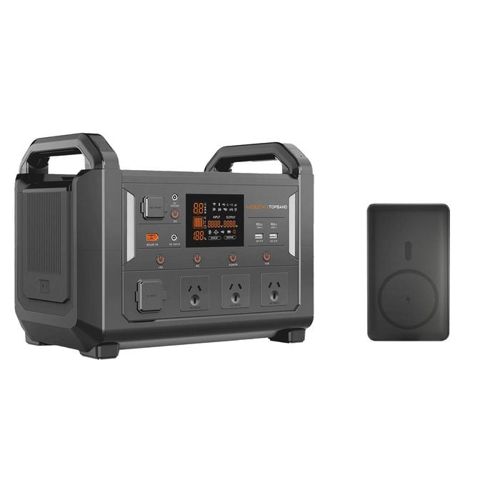 Voltx 1200w 1152wh Power Station + 10000mah Power Bank – Portable Solar Generator For Outdoor & Home Use
