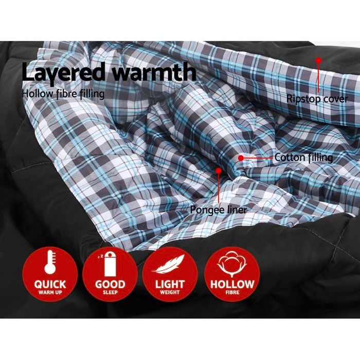 Sleeping bag bunnings sales