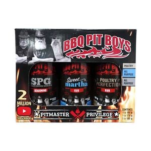 BBQ Rubs Pit Boys 3 Pack Gift Set 