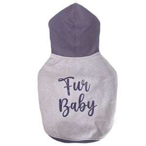 Art & Bob Medium Lilac Fur Baby Hoodie