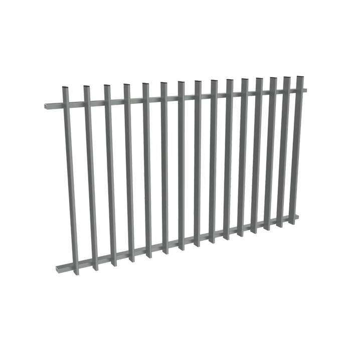 ProtectorAl 1800 W x 1050 mm H Palladium Silver Aluminium Radiator Balustrade Panel
