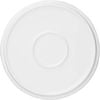Olympia Whiteware Flat Round Plates Porcelain Walled Edge 210mm 6 Pack