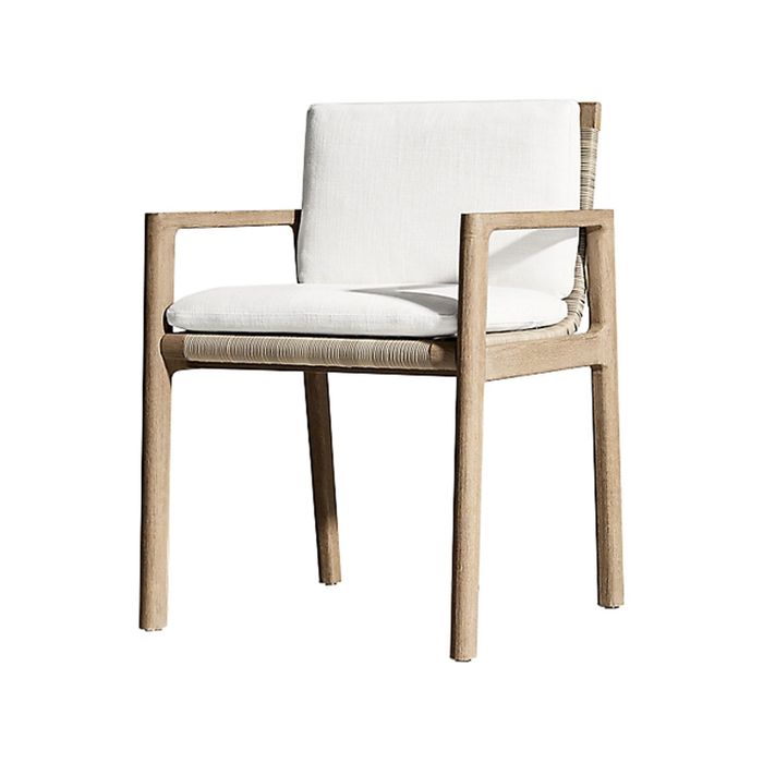 Jamie Outdoor Teak Timber Arm Chair