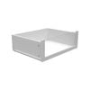 Flexi Storage Wardrobe 567 x 15 x 450mm White Matte Glass Front Drawer