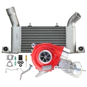 GEN1 High Flow VT13 Turbo Charger With 64mm Intercooler And Genuine Oil Feed Pipe For Mitsubishi Pajero 4M41 3.2L