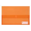 Marbig Translucent Document Wallet (Foolscap) (Orange)