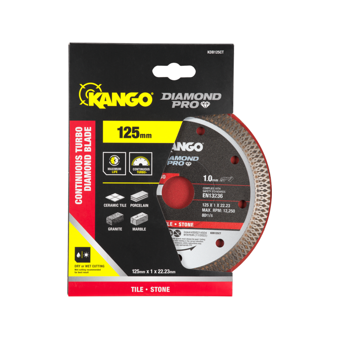 Kango 125mm Continuous Turbo Diamond Blade